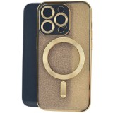 Husa de Protectie 2 in 1, Flippy, pentru Apple iPhone 14 Pro Max, Compatibila MagSafe, Magnetica, cu Protectie Lentila, din TPU, Auriu