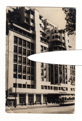 CP Bucuresti - Hotel Ambasador, RPR, circulata 1957, stare buna foto