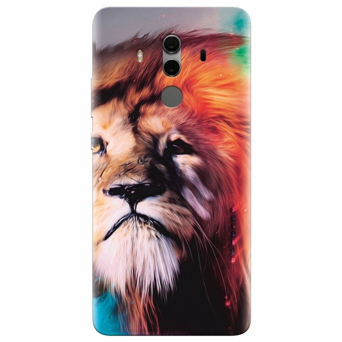 Husa silicon pentru Huawei Mate 10, Awesome Art Of Lion