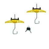 Set suporti fixare scara auto pe bare transversale universal cu antifurt