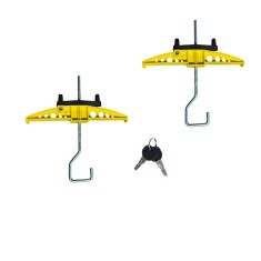 Set suporti fixare scara auto pe bare transversale universal cu antifurt