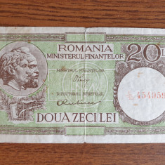 Bancnota 20 lei fără data , 1947, 1948, 1950