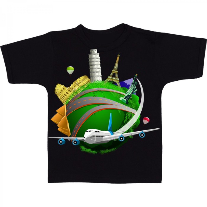 Tricou &quot; In jurul lumii &quot;