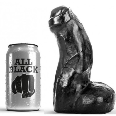 ALL BLACK - REALISTIC DONG BLACK 17 CM foto