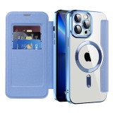 Husa iPhone 13 Pro Max Asteroid GSM SmartMag Book Case, bleu