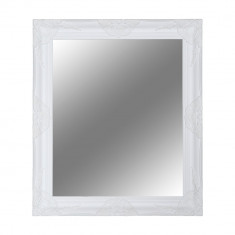 Oglinda, cadru alb din lemn, MALKIA TIP 13 foto