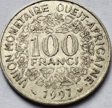 100 Francs 1997 Statele Vest Africane / West Africa, km#4
