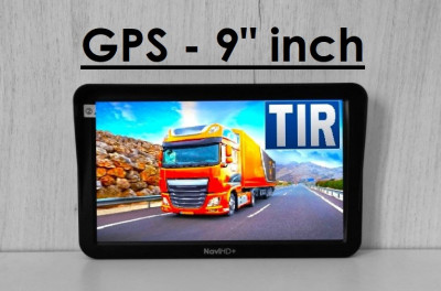 GPS Navigator - 9&amp;quot;HD, MODEL Nou actualizat,Truck,TIR,Camion,Auto, NOU,Garantie. foto