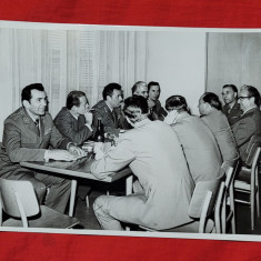 Delegatie oficiala ofiteri straini in Romania - fotografie anii 1980