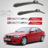 Cumpara ieftin Ștergătoare BMW Seria 3 E46 Sedan (1998&ndash;2005) Flat | Set Față &ndash; TeamCar&reg;
