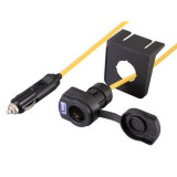 Incarcator auto 2 in 1, 12v, prelungitor, usb, suport mufe, 3.6 m MultiMark GlobalProd, Sal