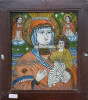 Maica Domnului cu Pruncul, Icoana Romaneasca pe Sticla, Secol 19