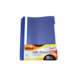 Dosar A4 plastic sina si perforatii verde 50 buc/set Umix Dosar A4 plastic sina si perforatii bleumarin 50 buc/set Umix