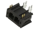 Sabre 2-Contact RA Header 062 Lock Short Tail