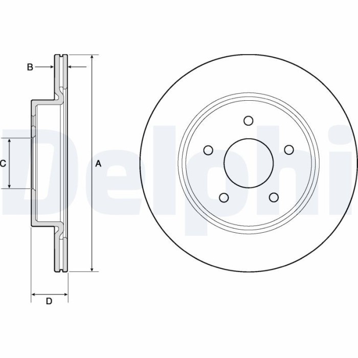 DELPHI BG4779C Disc frana