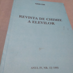 REVISTA DE CHIMIE A ELEVILOR CHIM-TIM NR.12 /1995