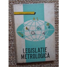 LEGISLATIE METROLOGICA - TATAR M. AUGUSTIN CU DEDICATIE SI AUTOGRAF