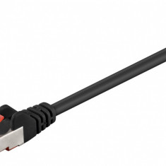 Cablu de retea RJ45 cat.6 S/FTP (PiMF) 3m Negru, Goobay G69698