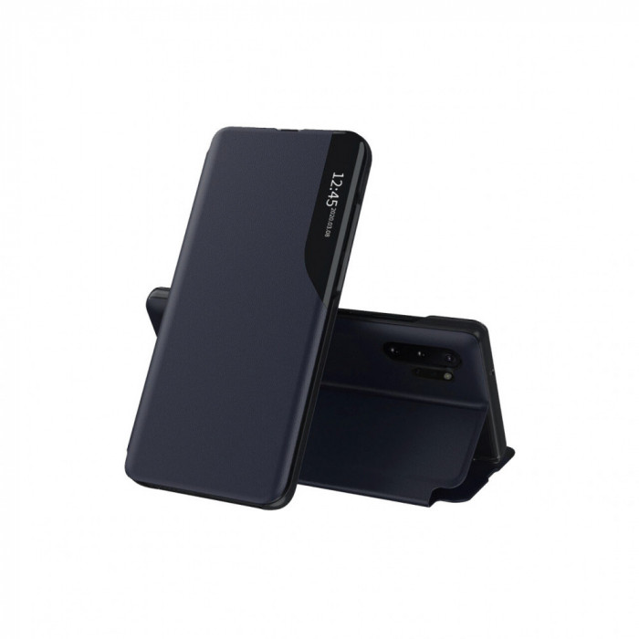 Husa Flip pentru Samsung Galaxy Note 10 Plus 4G / Note 10 Plus 5G Techsuit eFold Series Albastru