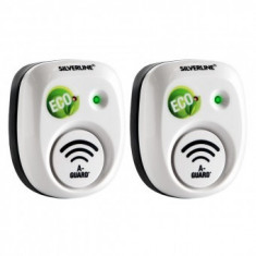 Set 2 aparate cu ultrasunete Silverline Mouse &amp;amp; Rat Free, 60 mp, 2 x 2W foto