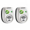 Set 2 aparate cu ultrasunete Silverline Mouse &amp; Rat Free, 60 mp, 2 x 2W