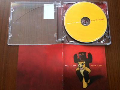 Fall Out Boy folie a Deux 2008 CD disc muzica emo punk rock island records VG+ foto