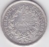 Franta 5 Francs franci 1848, Europa, Argint