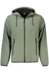 Norway Jacheta barbati cu gluga si logo verde deschis, S