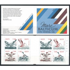 Estonia 1992 Mi 188/91 carnet MNH - Pasari 27-3