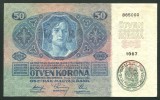 Q483 UNGARIA ROMANIA 50 KORONA 1914 CU TIMBRU SPECIAL STAMPILAT IN TRANSILVANIA VF