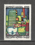 O.N.U.Geneva 1995 Reuniune mondiala sociala SN.604, Nestampilat