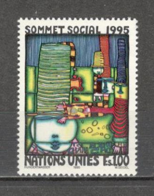 O.N.U.Geneva 1995 Reuniune mondiala sociala SN.604 foto