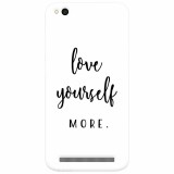 Husa silicon pentru Xiaomi Redmi 5A, Love Yourself More