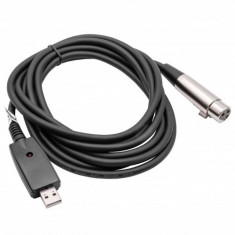 Adapterkabel/ audiokabel usb 2.0 stecker auf xlr buchse 3-polig, , foto