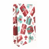 Pungi Cadou Mari Craciun Paper Craft 23x38x10 cm Set 10 buc Hartie Cretata 200g