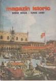 Carte Magazin istoric nr 6 1990 100 pagini limba romana coperti brosate stare buna istorie