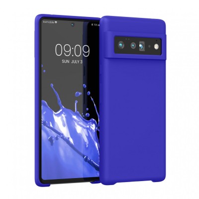 Husa pentru Google Pixel 6 Pro, Silicon, Albastru, 55863.134, kwmobile foto