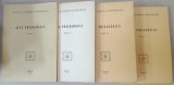ACTA PHILOLOGICA , SOCIETAS ACADEMICA DACOROMANA , VOLUMELE I, II , III , V , TEXT IN FRANCEZA , GERMANA , ITALIANA , 1958 -1966