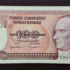 Turkey / Turcia - 100 Lire (1970)