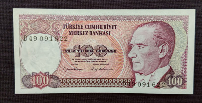 Turkey / Turcia - 100 Lire (1970) foto