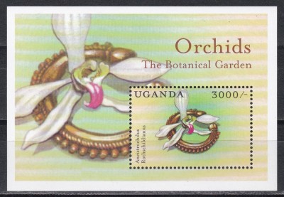Uganda 2000 - Orhidee, Colita, MNH foto