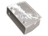 Carcasă pentru conectori HDC Han-INOX&reg; dimensiune 24B drept