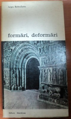 FORMARI,DEFORMARI-JURGIS BALTRUSAITIS,BUCURESTI 1989 foto