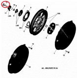 Surub M6 X 12,5 cuplaj pornire Ski-Doo SUMMIT - 850 E-TEC, 2017 Cod Produs: MX_NEW 420440502SK