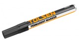 Marker permanent negru Tolsen, 2mm, 143mm. Ideal metal, plastic, carton