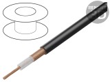 Cablu coaxial RG213U PVC negru 10,3mm Eca