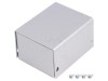 Carcasă universală aluminiu gri 57x72x43mm