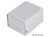 Carcasă universală aluminiu gri 57x72x43mm