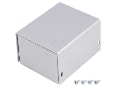 Carcasă universală aluminiu gri 57x72x43mm foto