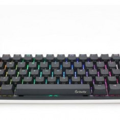 Tastatura Gaming Mecanica DUCKY One 2 Mini RGB, Cherry Blue RGB, Iluminare RGB, USB (Negru)